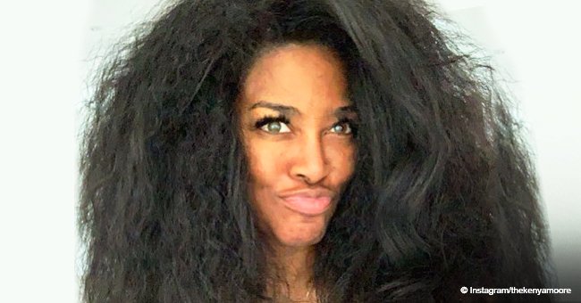 Kenya Moore shows off her long natural hair, reveals challenges of new motherhood in recent post