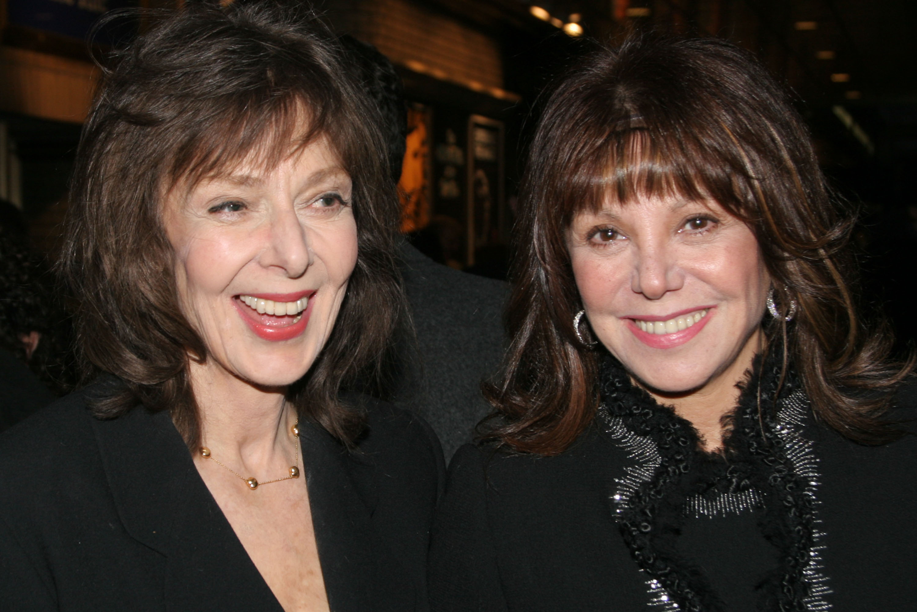 Elaine May and Marlo Thomas at Monty Python's "Spamalot" Broadway Opening Night, The Shubert Theater, New York City | Source: Getty Images