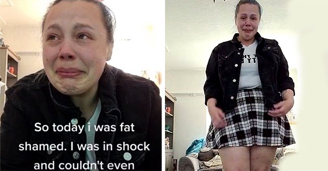 A TikToker is moved to tears after she was fat-shammed and shares the experience online | Photo: TikTok/hannahwoodhams7