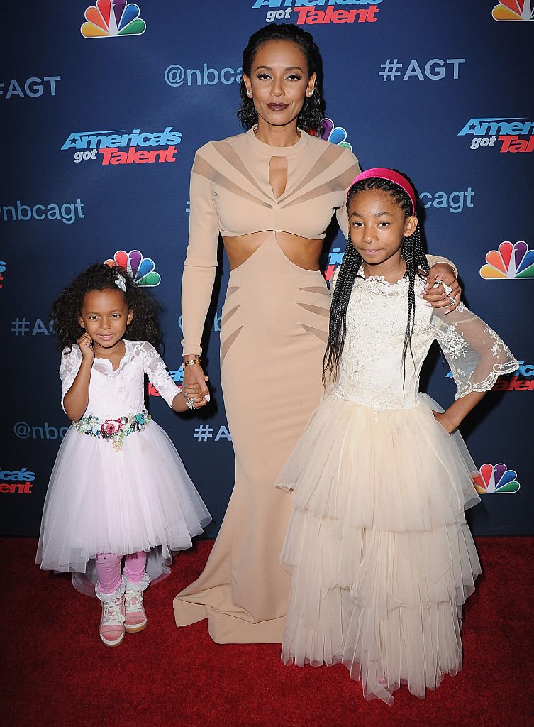 Melanie Brown and daughters arrive at "America's Got Talent" Season 11 Finale Live Show at Dolby Theatre on September 13, 2016. | Photo: Getty Images