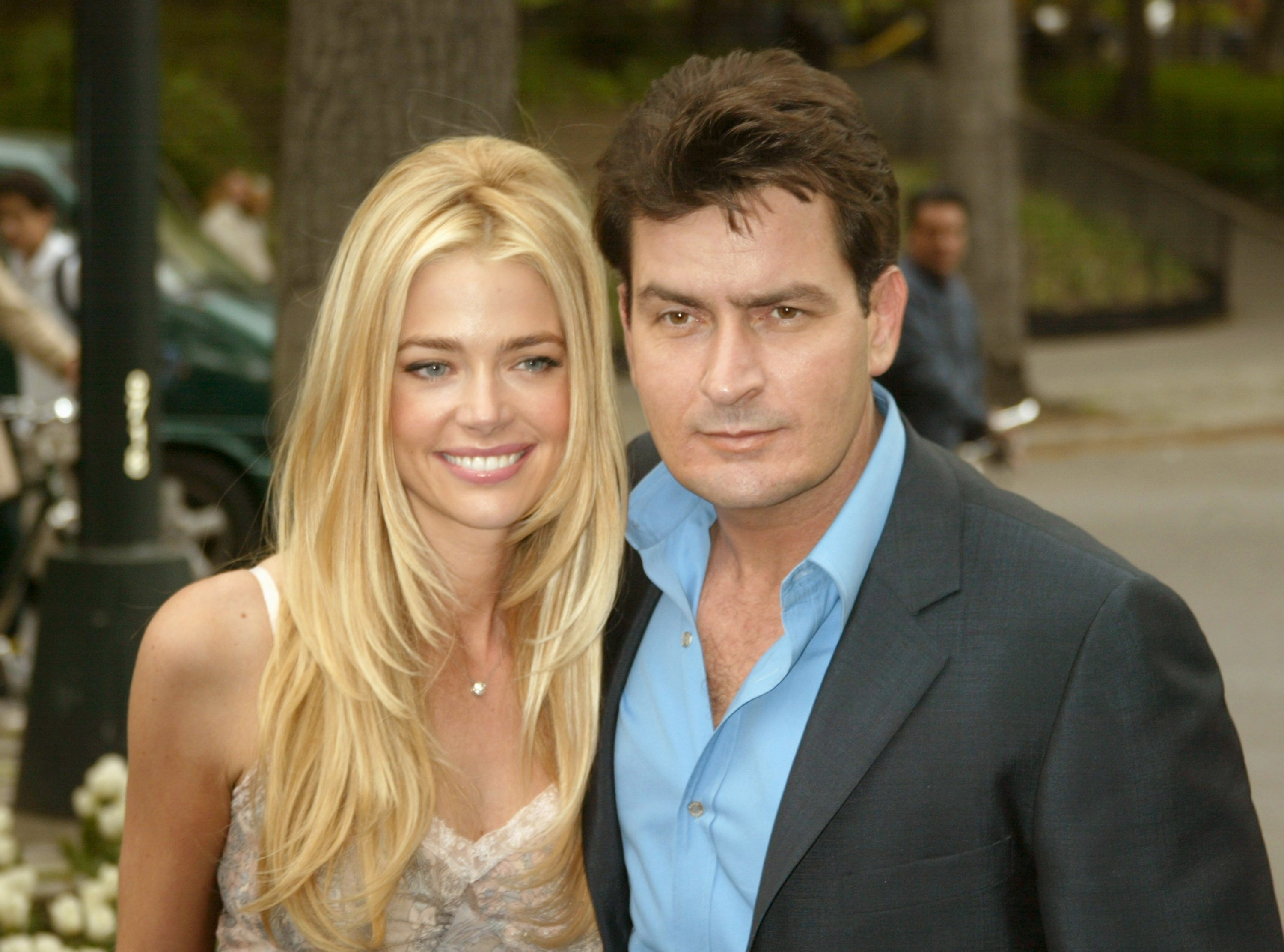 Denise Richards and Charlie Sheen at the Tavern on the Green in New York City, New York. | Source: Getty Images