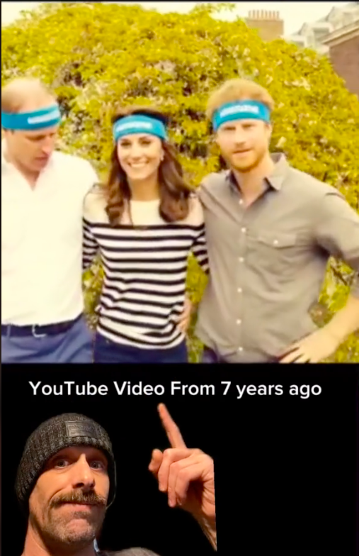 The past video of Princess Catherine showing her wearing the same clothes she was seen wearing recently posted on March 24, 2024 | Source: TikTok/positivepredictions