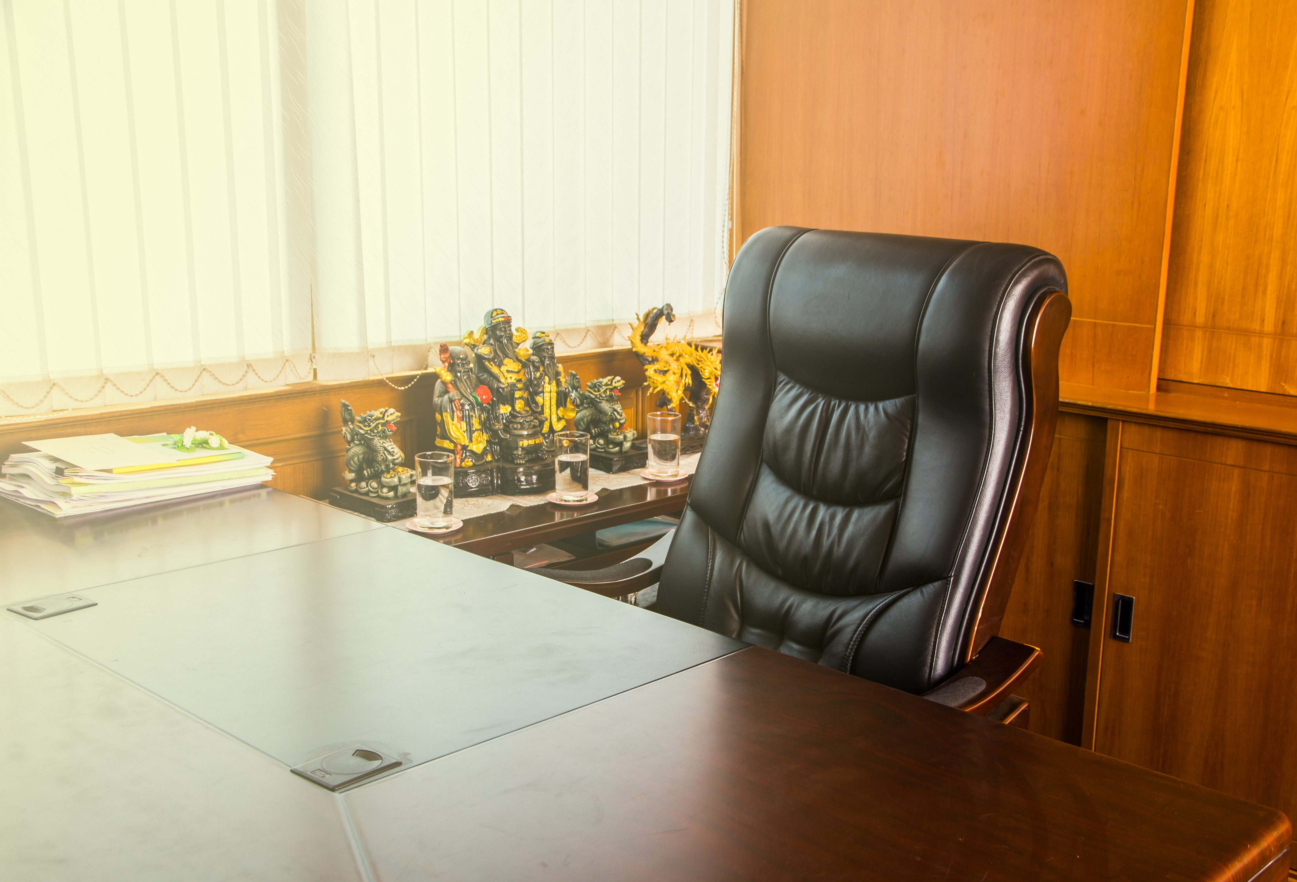 Empty workplace in office | Source: Shutterstock