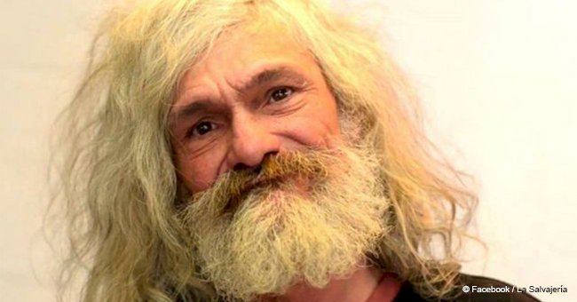 Man lived on the streets for 25 years, but after a drastic makeover, he looks unrecognizable