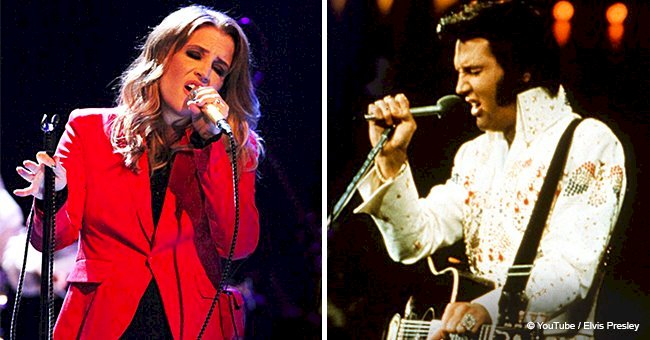 Elvis Presley singing with daughter Lisa Marie and their duet is incredibly touching