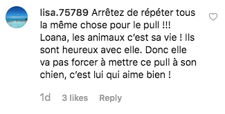 Un internaute soutien Loana après son coup de gueule sur Instagram. | Instagram/loana_karesdanje