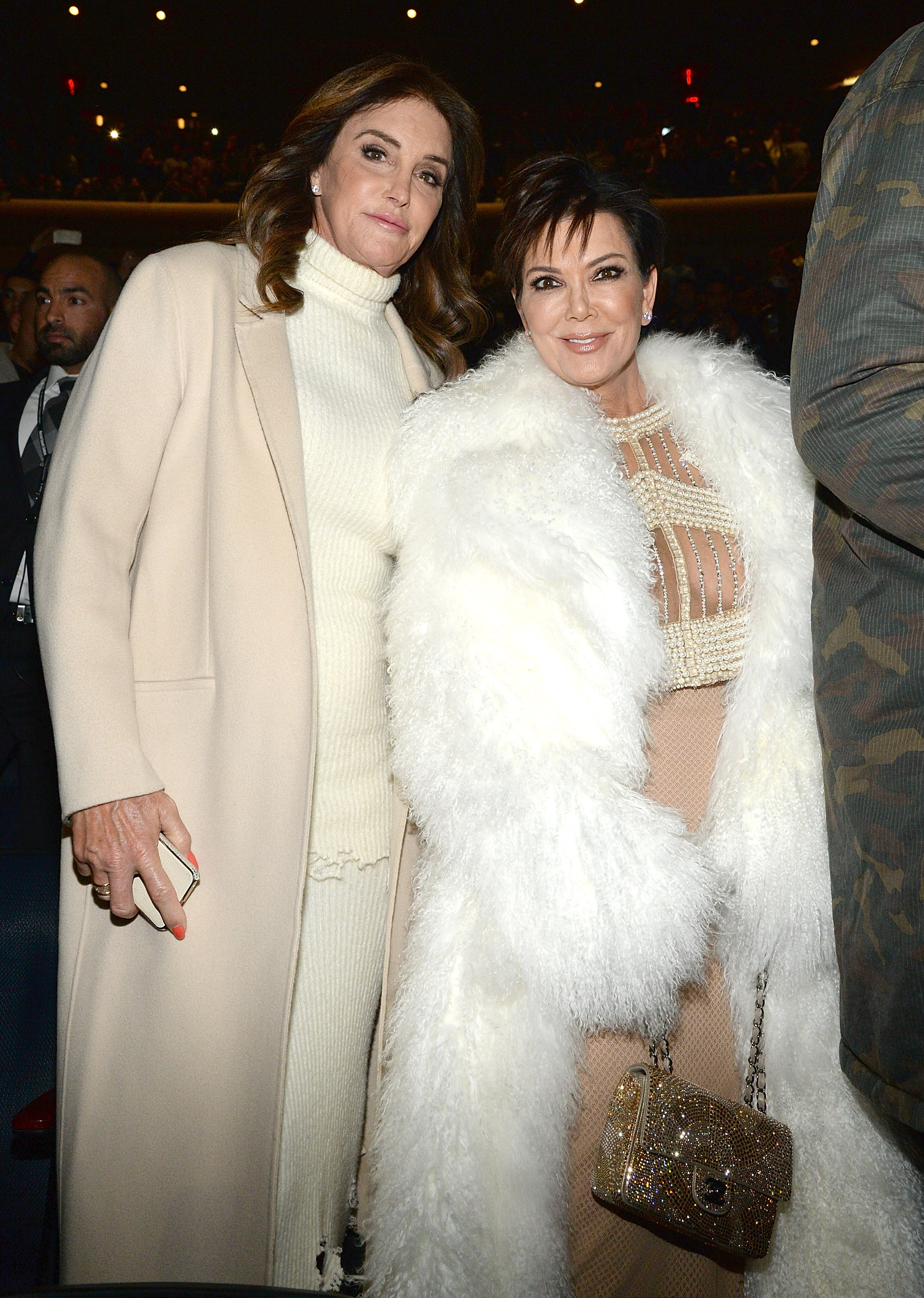Caitlyn Jenner and Kris Jenner attend Kanye West Yeezy Season 3 in New York City on February 11, 2016 | Source: Getty Images