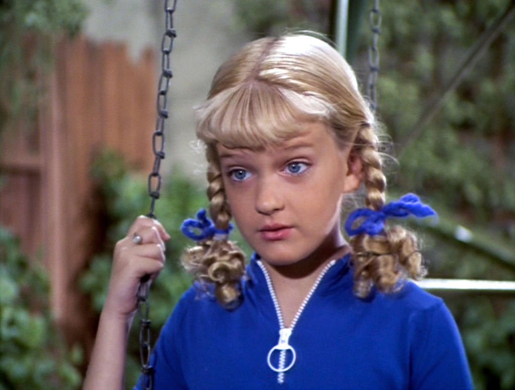 Susan Olsen pictured as Cindy Brady in "The Brady Bunch." | Photo: Getty Images