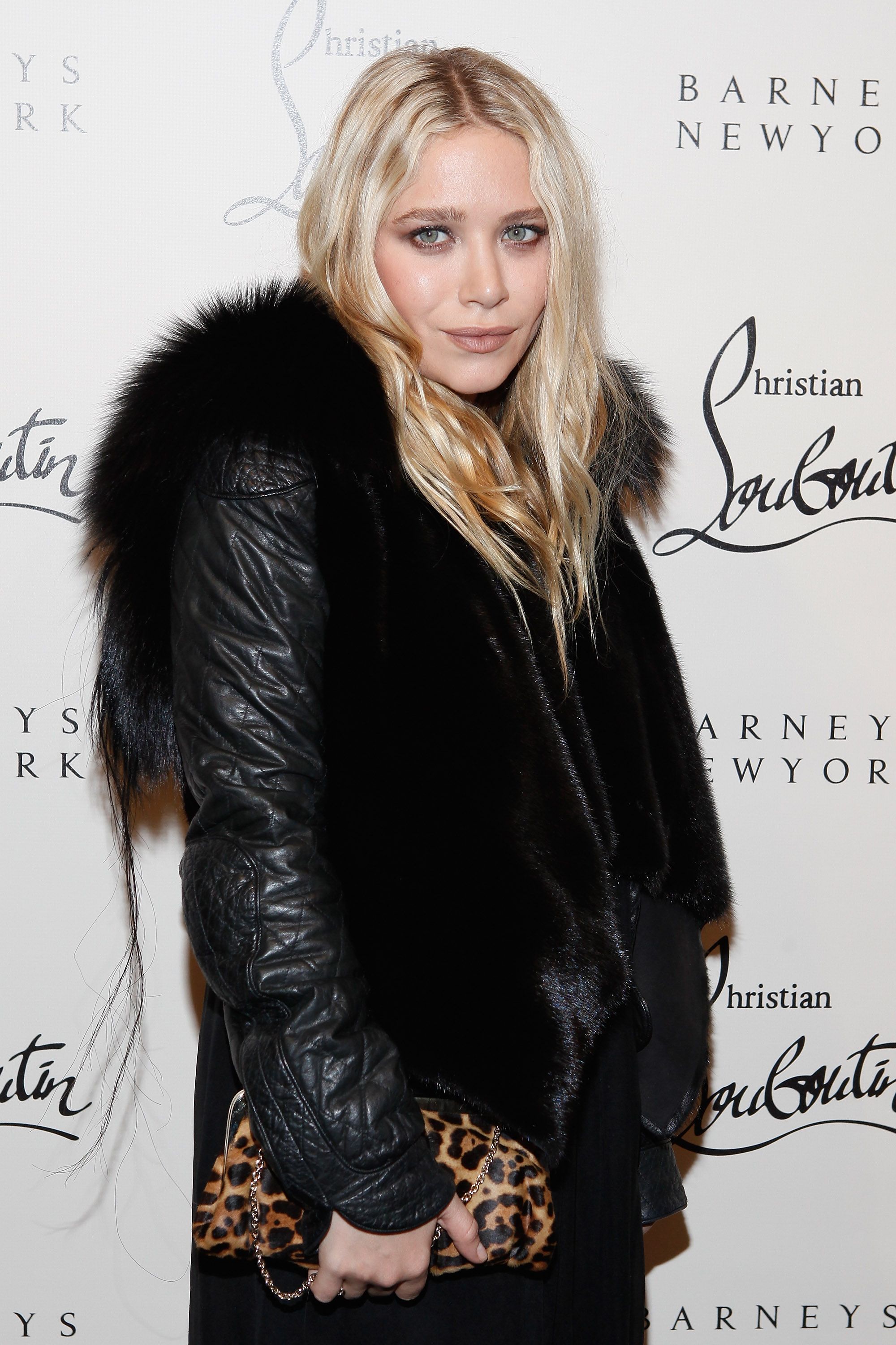 Mary-Kate Olsen during the Christian attends the Louboutin Cocktail party at Barneys New York on November 1, 2011 in New York City. | Source: Getty Images
