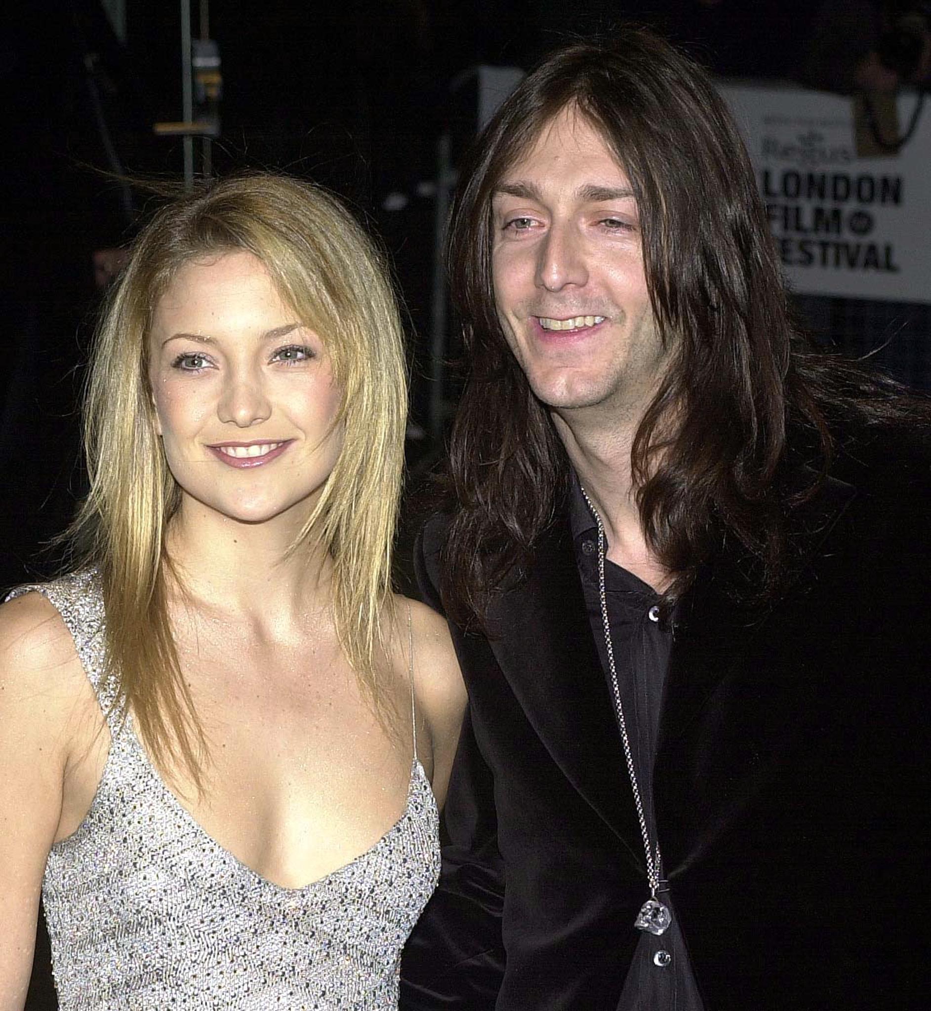 Movie star Kate Hudson, and boyfriend Chris Robinson arrive at the premiere of her new film "Almost Famous" at the Odeon Cinema in London 01 November 2000. | Source: Getty Images