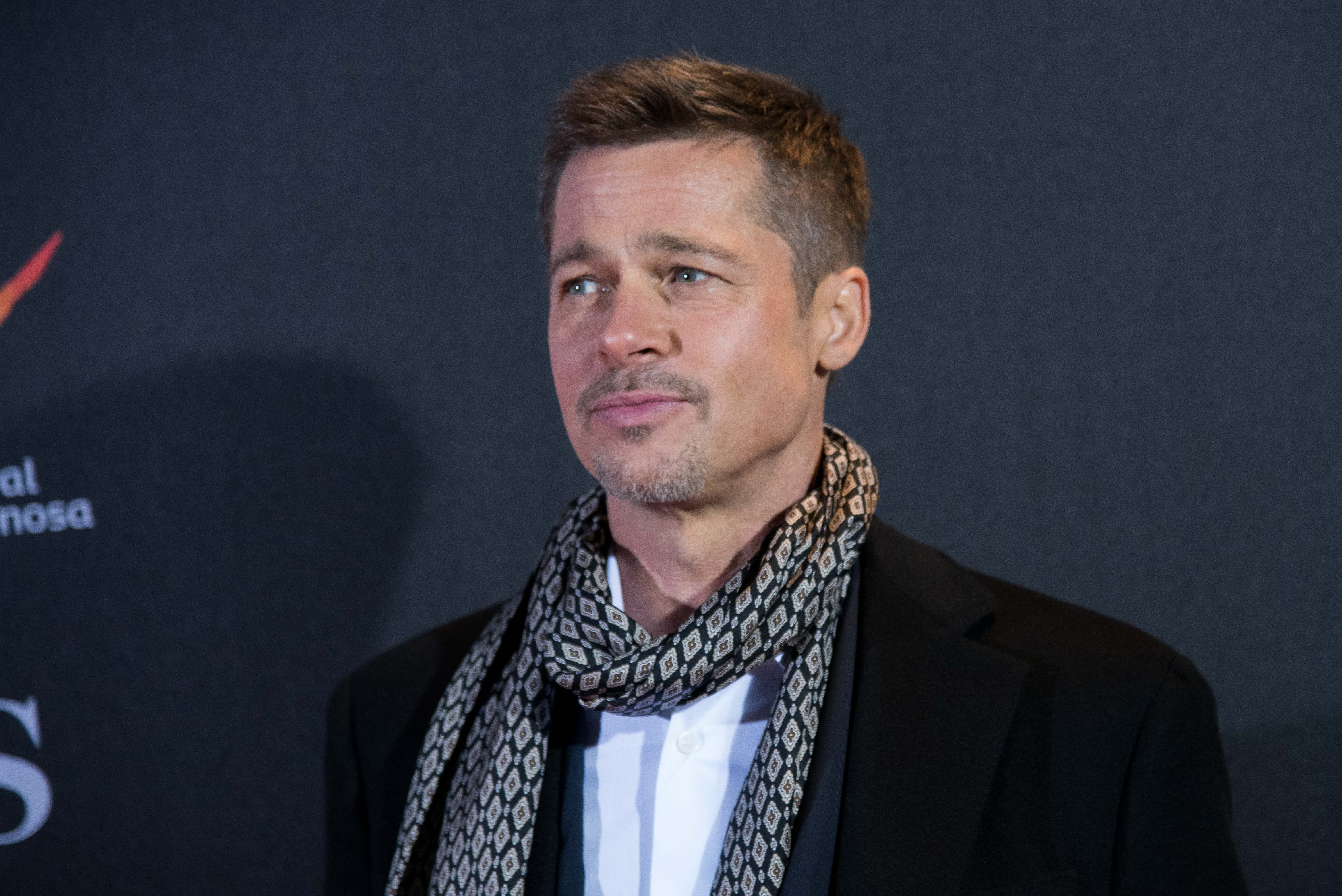 Brad Pitt attends the 'Allied' premiere in Madrid on November 22, 2016 | Source: Getty Images