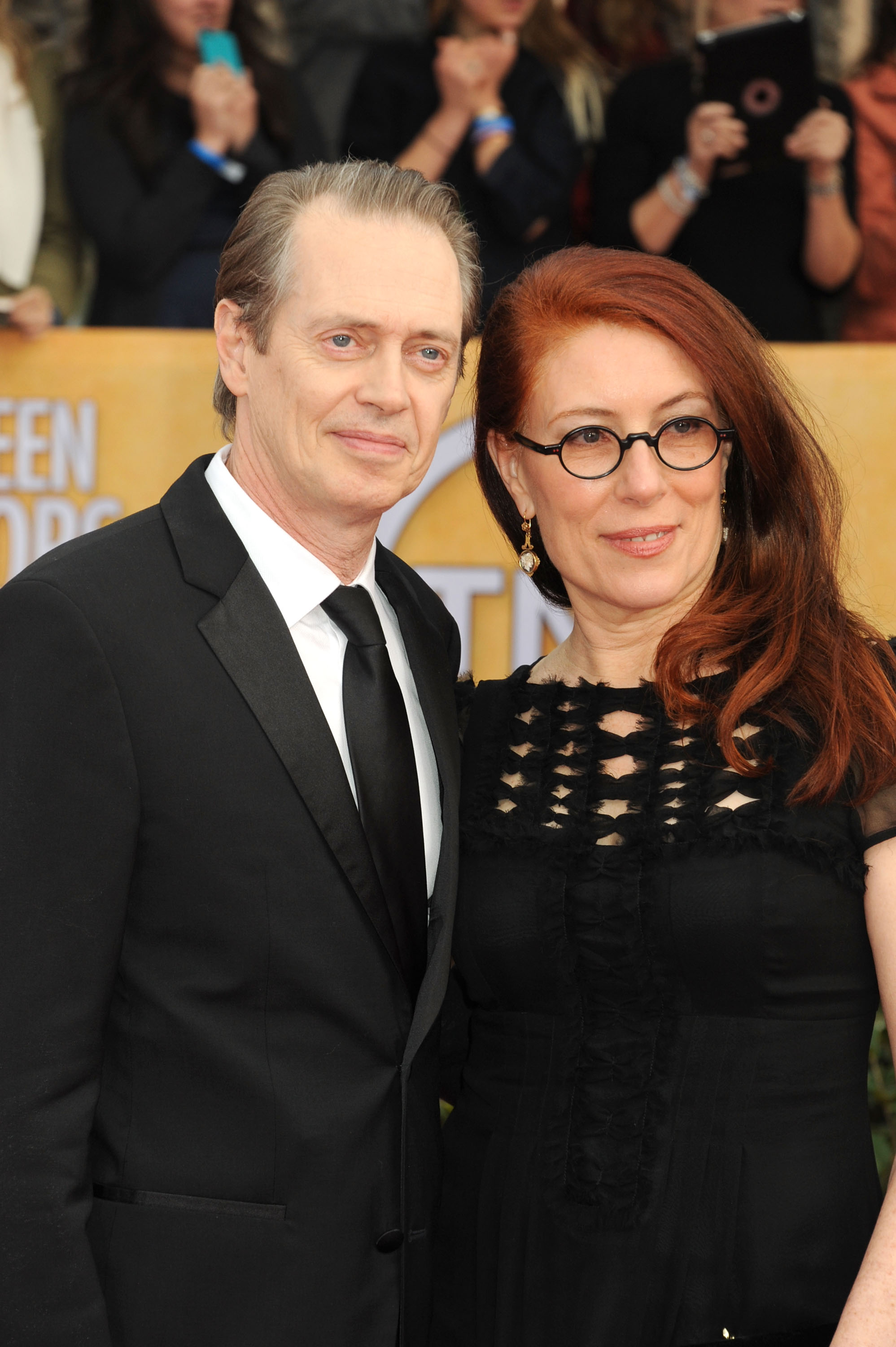 Actor Steve Buscemi and wife arrives at the 19th Annual Screen Actors Guild Awards held at The Shrine Auditorium on January 27, 2013 in Los Angeles, California. | Source: Getty Images