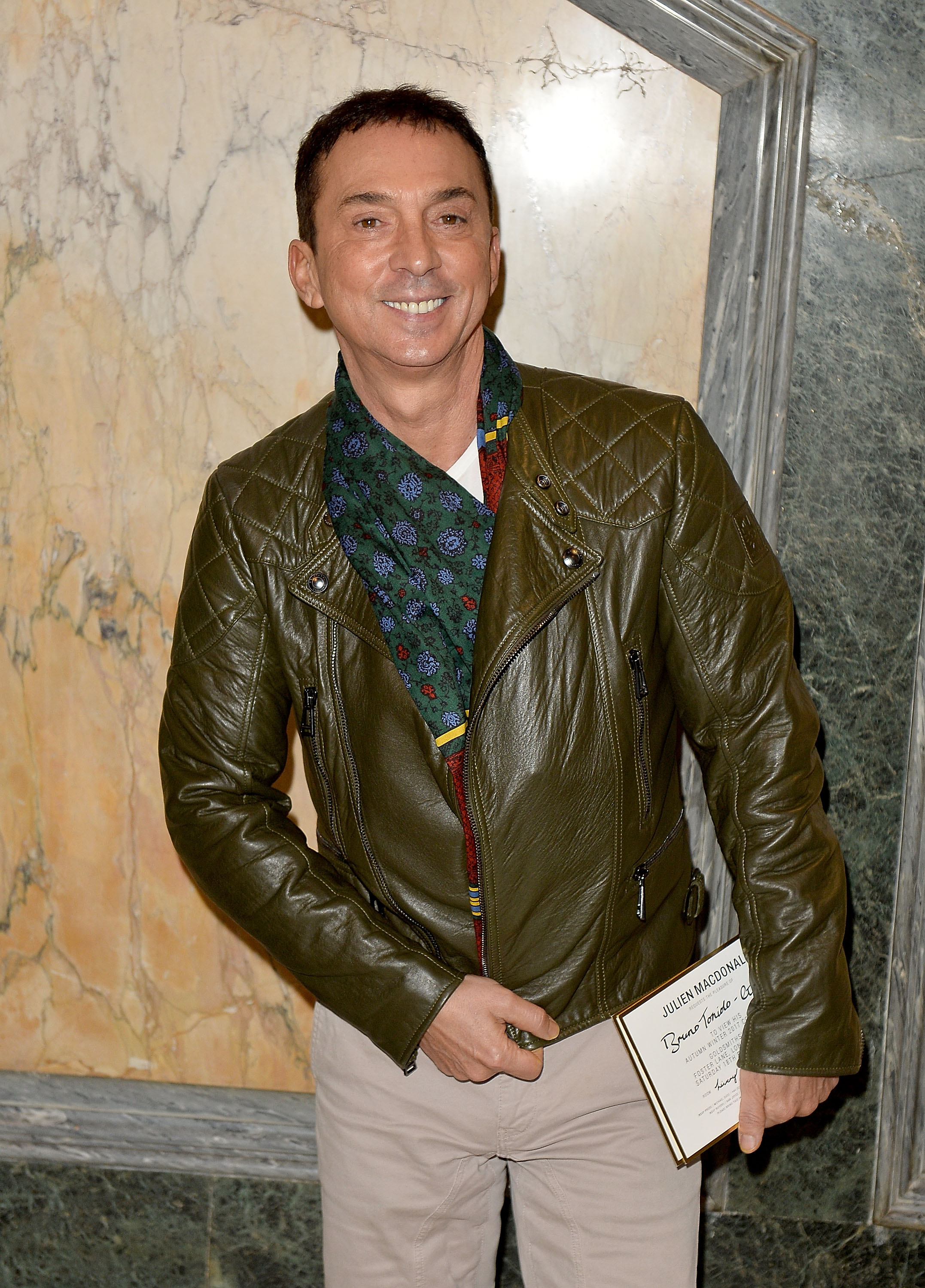 Bruno Tonioli attends the Julien Macdonald show during the London Fashion Week February 2017 collections on February 18, 2017, in London, England. | Source: Getty Images
