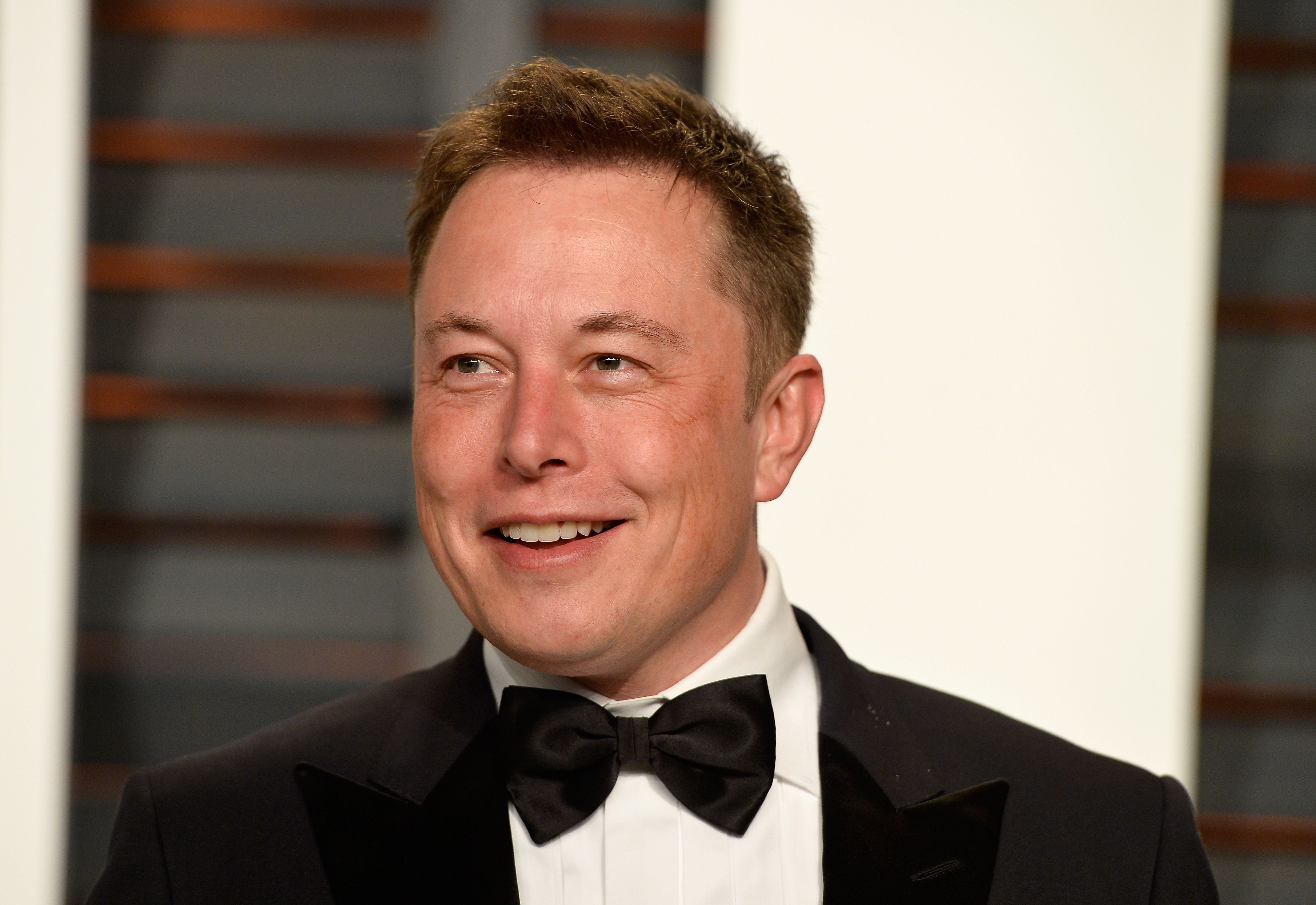 Elon Musk at the Vanity Fair Oscar Party in Beverly Hills, California, on February 22, 2015 | Source: Getty Images