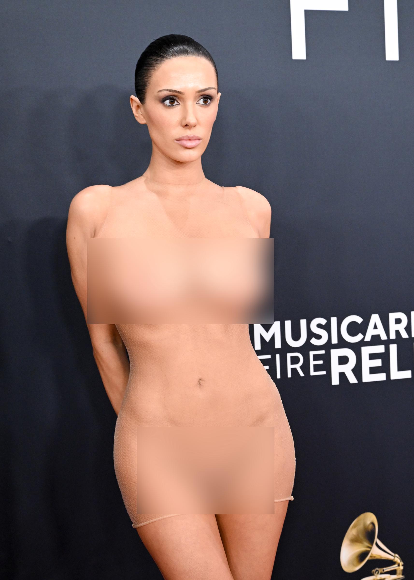 Bianca Censori at the 67th Annual Grammy Awards on February 2, 2025, in Los Angeles, California. | Source: Getty Images