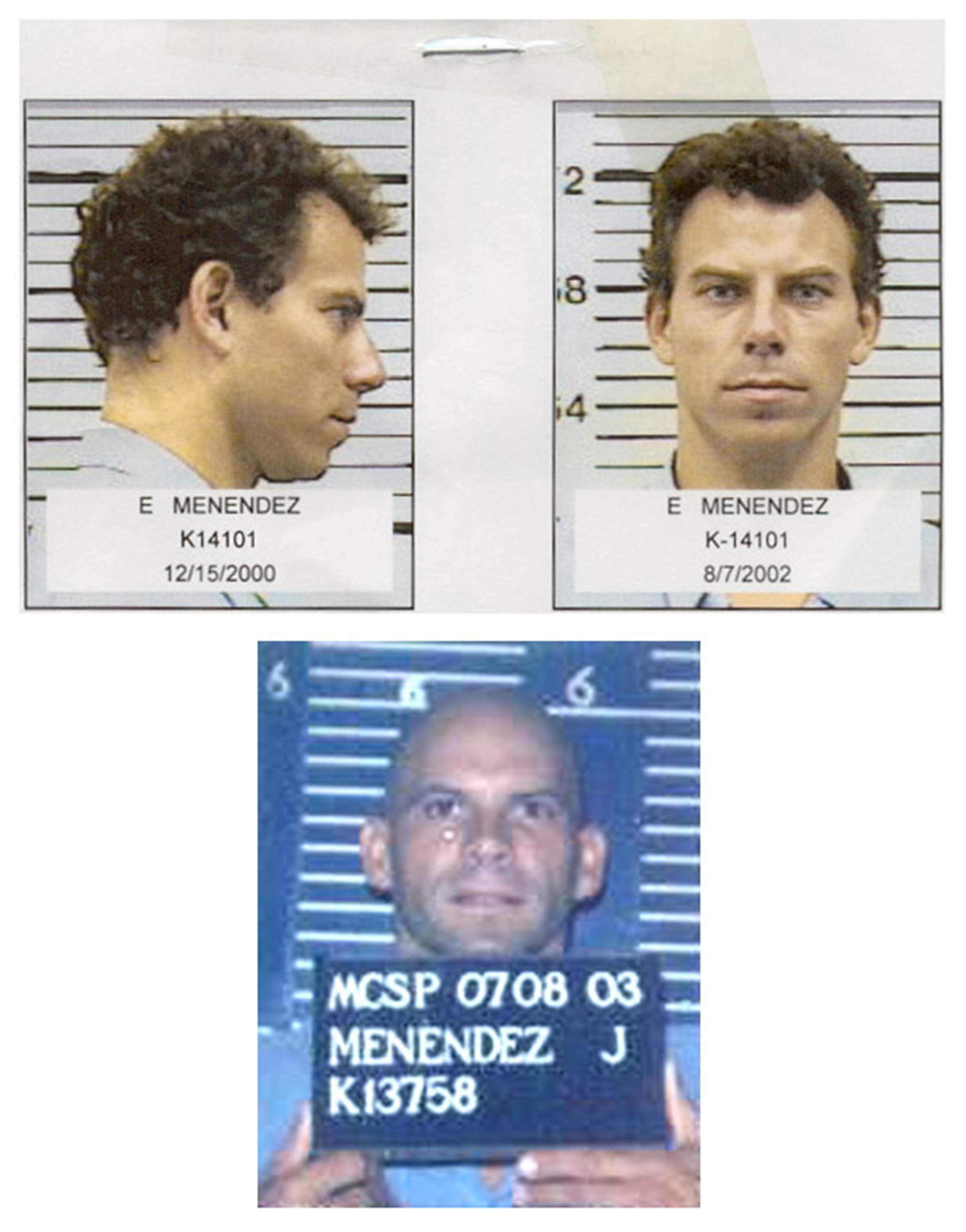 Erik and Lyle Menendez California Department of Corrections mug shot | Source: Getty Images