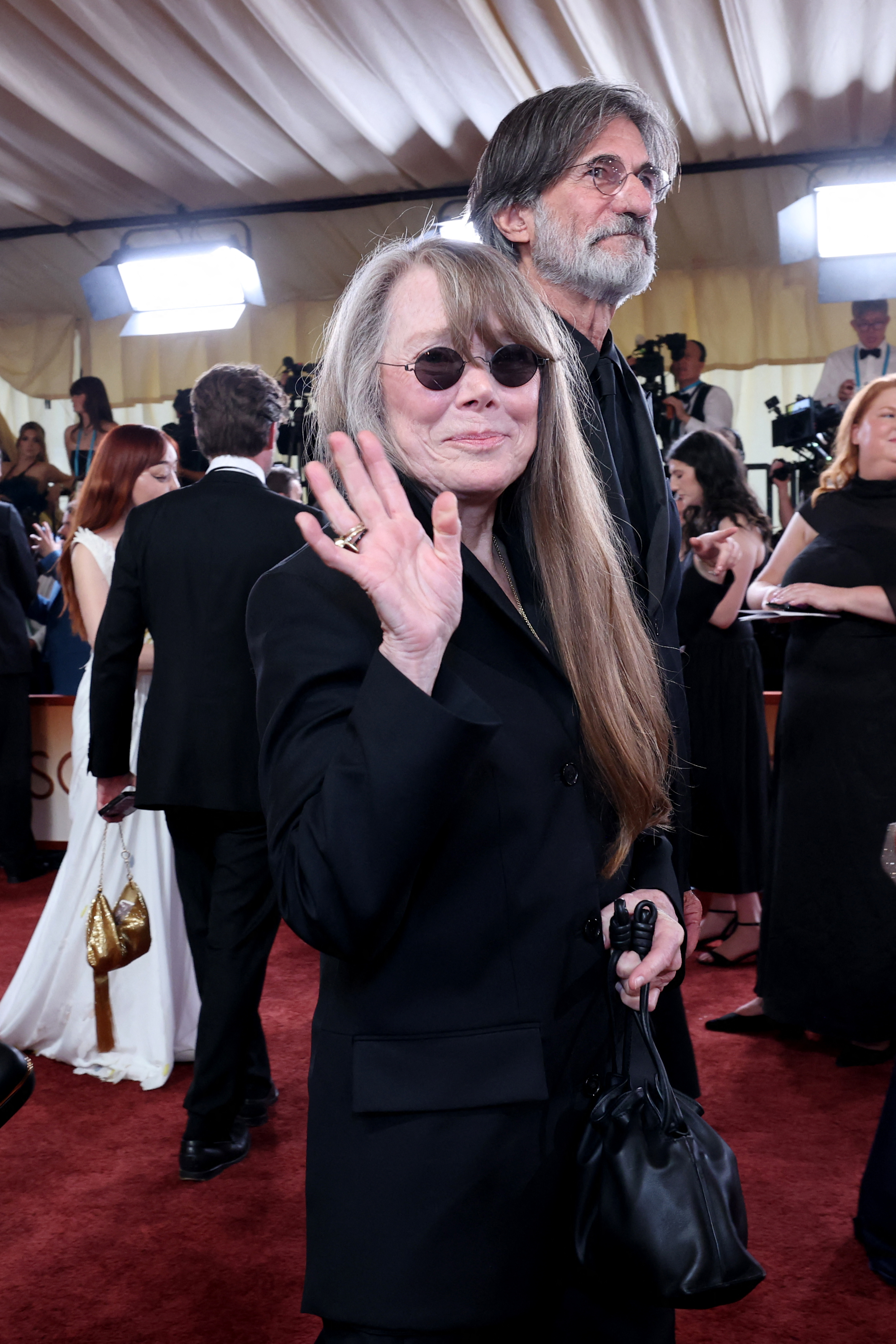 Sissy Spacek and Jack Fisk at the 98th Annual Academy Awards in Hollywood, California on March 15, 2026. | Source: Getty Images