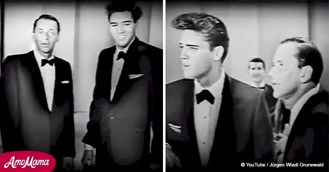 Elvis Presley and Frank Sinatra sing together and their duet bewitched fans all over the world