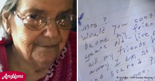 Lonely elderly woman sends neighbor touching letter asking for her friendship