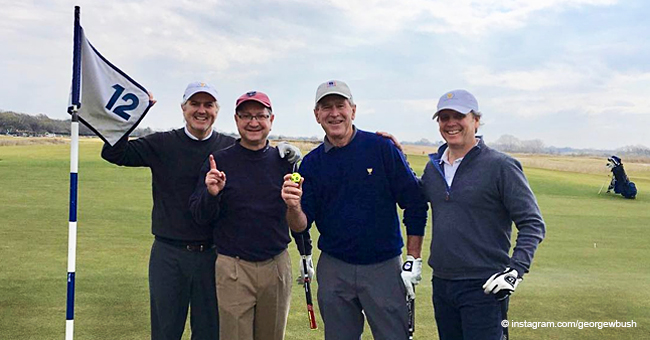Ex-President George W Bush Adds a Special Moment on the Golf Course to His List of Achievements