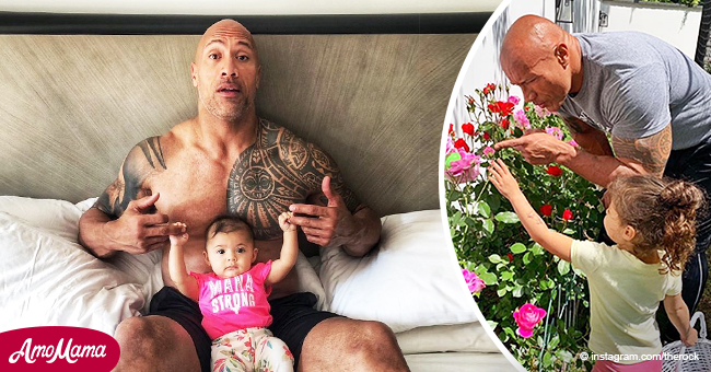 Dwayne Johnson Speaks Proudly about His Three Daughters Simone, 17 ...