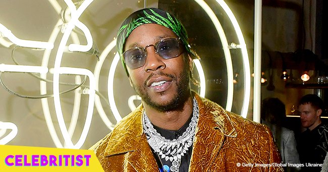 Rapper 2 Chainz enjoys daddy duties playing basketball with 2 of his kids