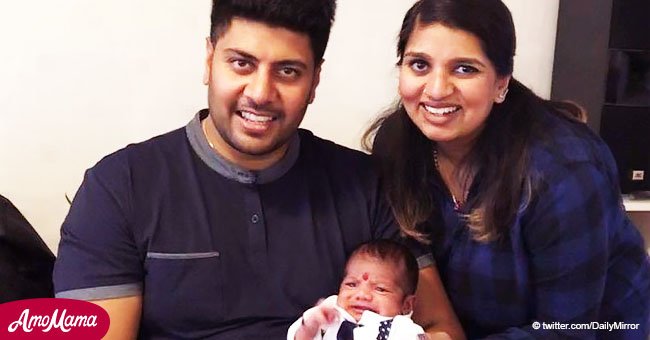 Woman gave birth in the backseat of their car and husband couldn't believe it