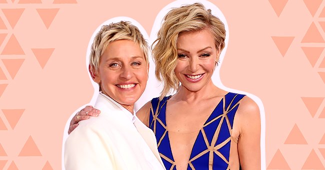 Ellen DeGeneres and Portia de Rossi during The 41st Annual People's Choice Awards at Nokia Theatre LA Live on January 7, 2015 in Los Angeles, California. | Source: Getty Images