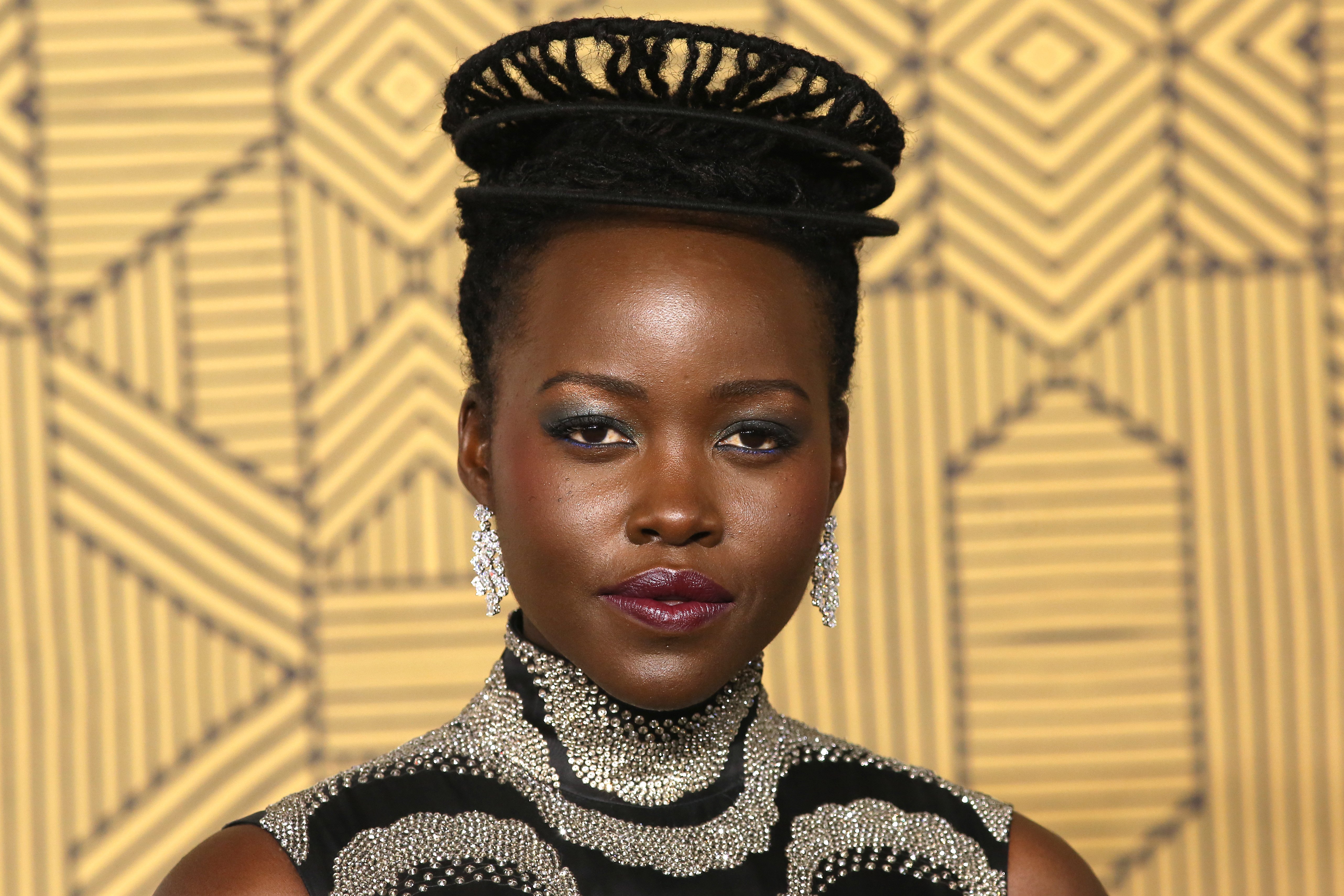Lupita Nyong’o at the "Black Panther: Wakanda Forever" European premiere in November, 2022, in London, England. | Source: Getty Images