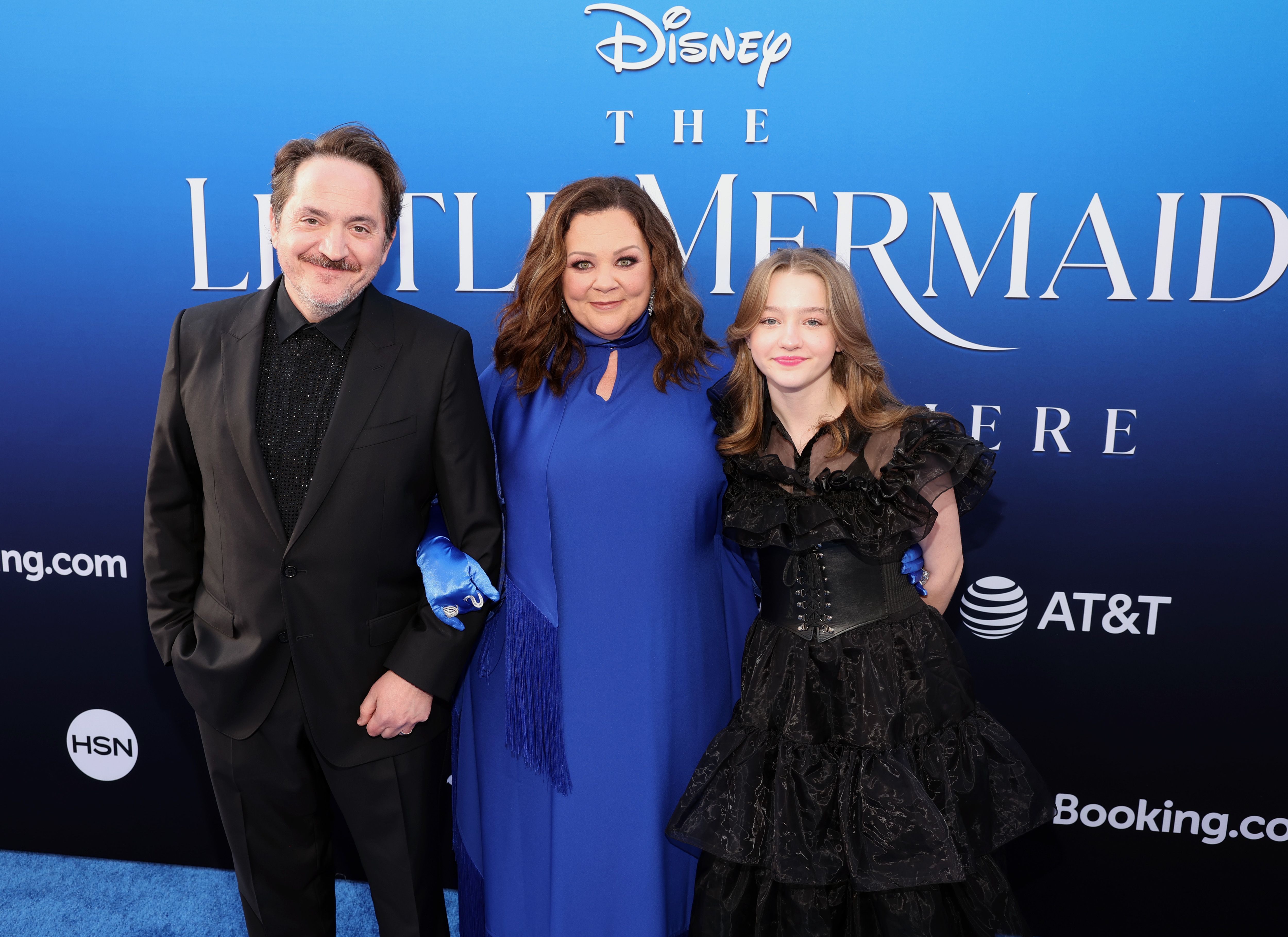 Ben Falcone, Melissa McCarthy, and Vivian Falcone in Hollywood, California on May 08, 2023 | Source: Getty Images