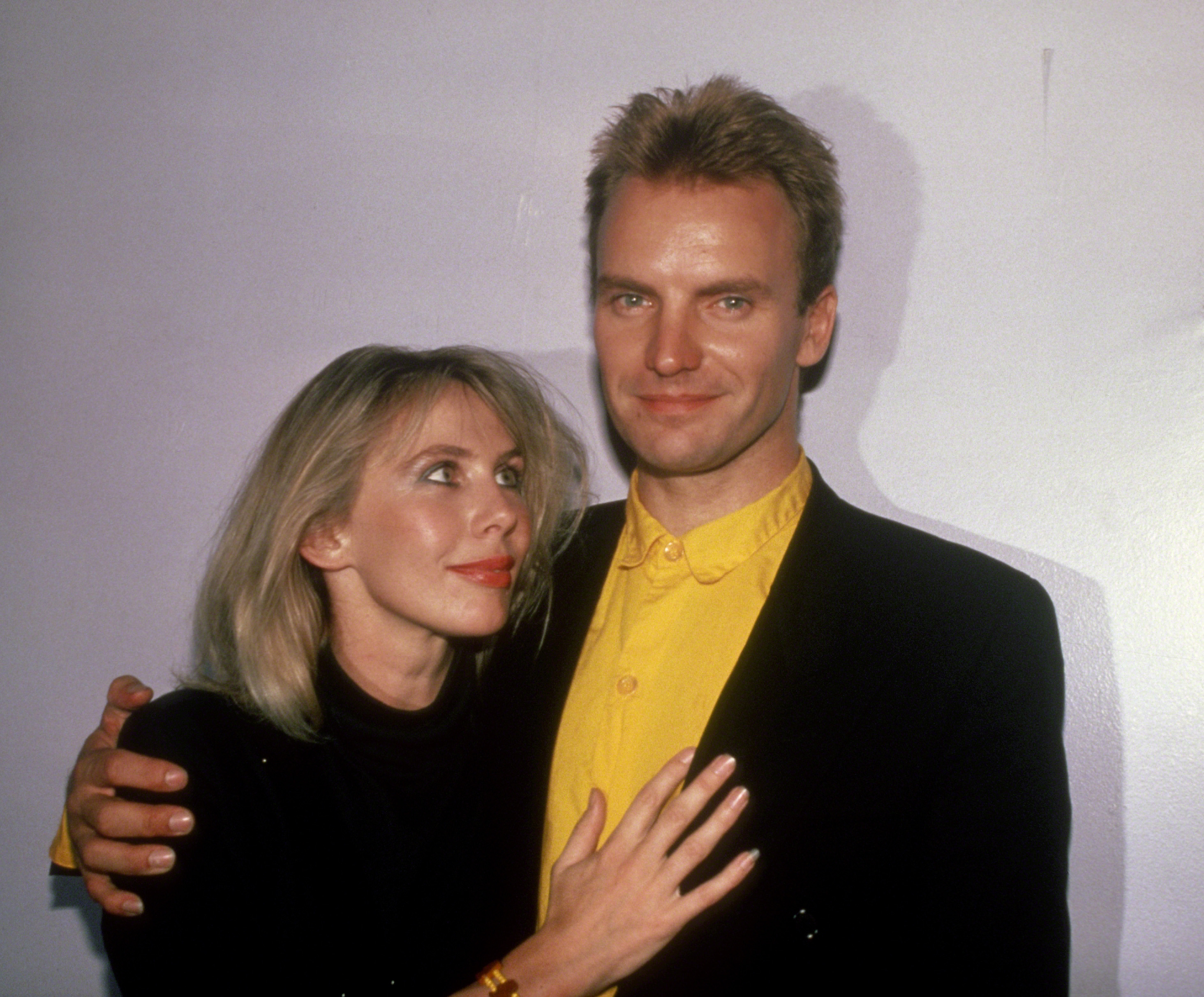Trudie Styler and Sting in New York circa 1985. | Source: Getty Images