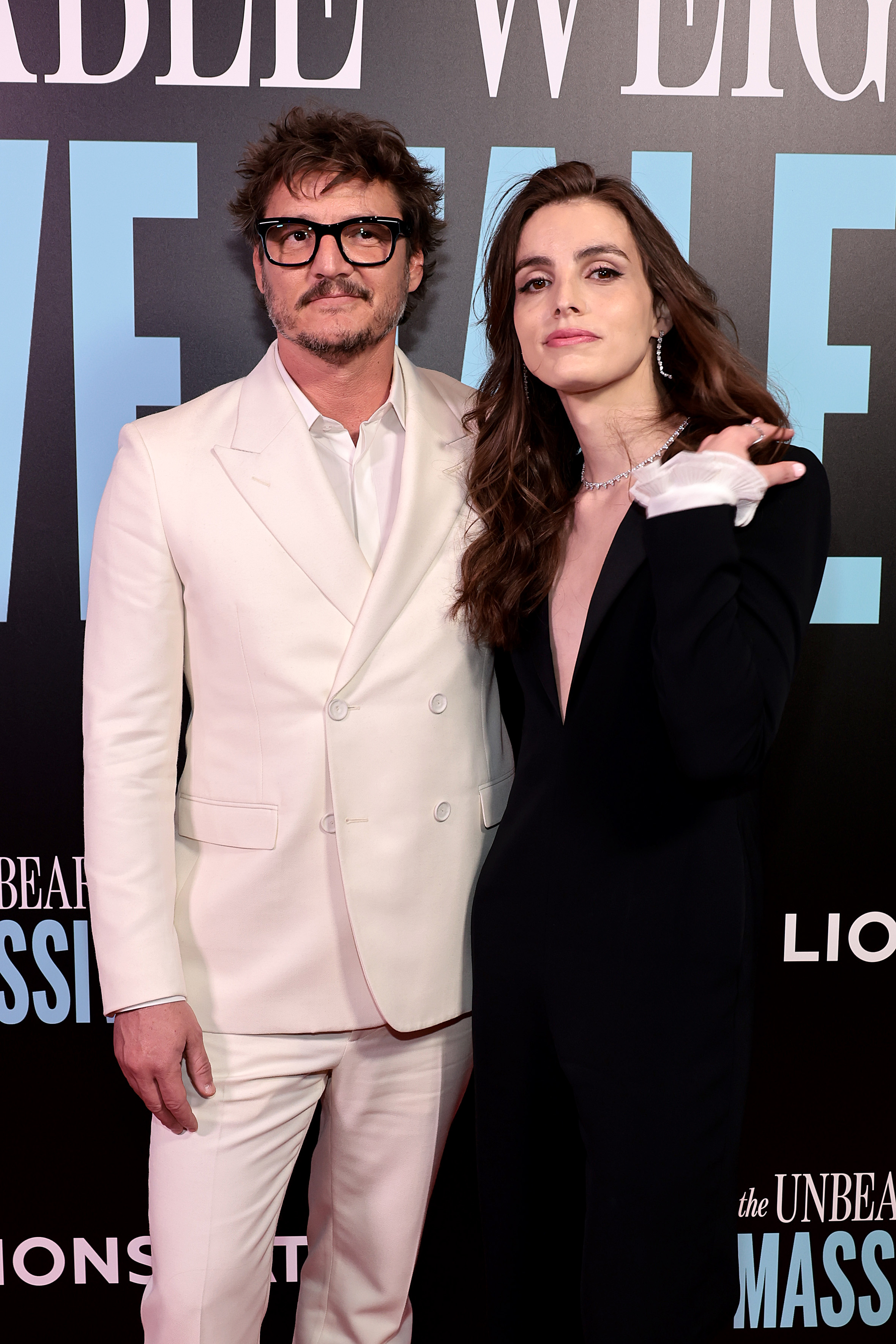 Pedro and Lux Pascal at "The Unbearable Weight Of Massive Talent" New York screening on April 10, 2022. | Source: Getty Images