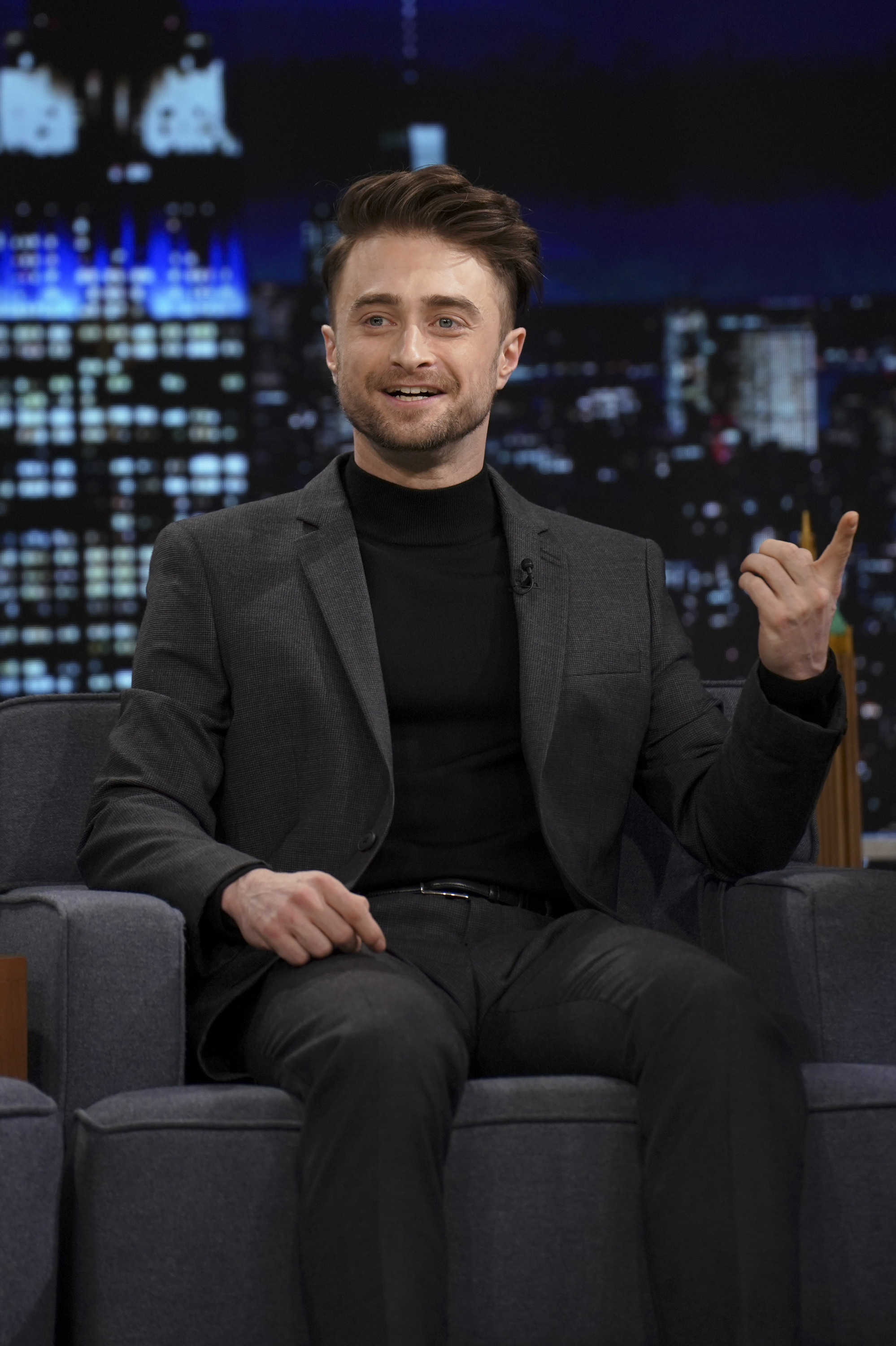 Daniel Radcliffe on "The Tonight Show Starring Jimmy Fallon" in March 2022 | Source: Getty Images