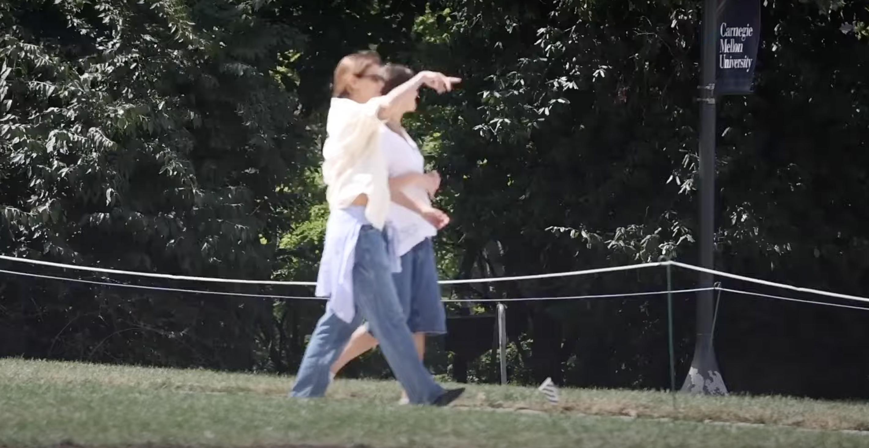 Katie Holmes and Suri Cruise at the Carnegie Mellon University campus in a post dated August 20, 2024 | Source: YouTube/Page Six