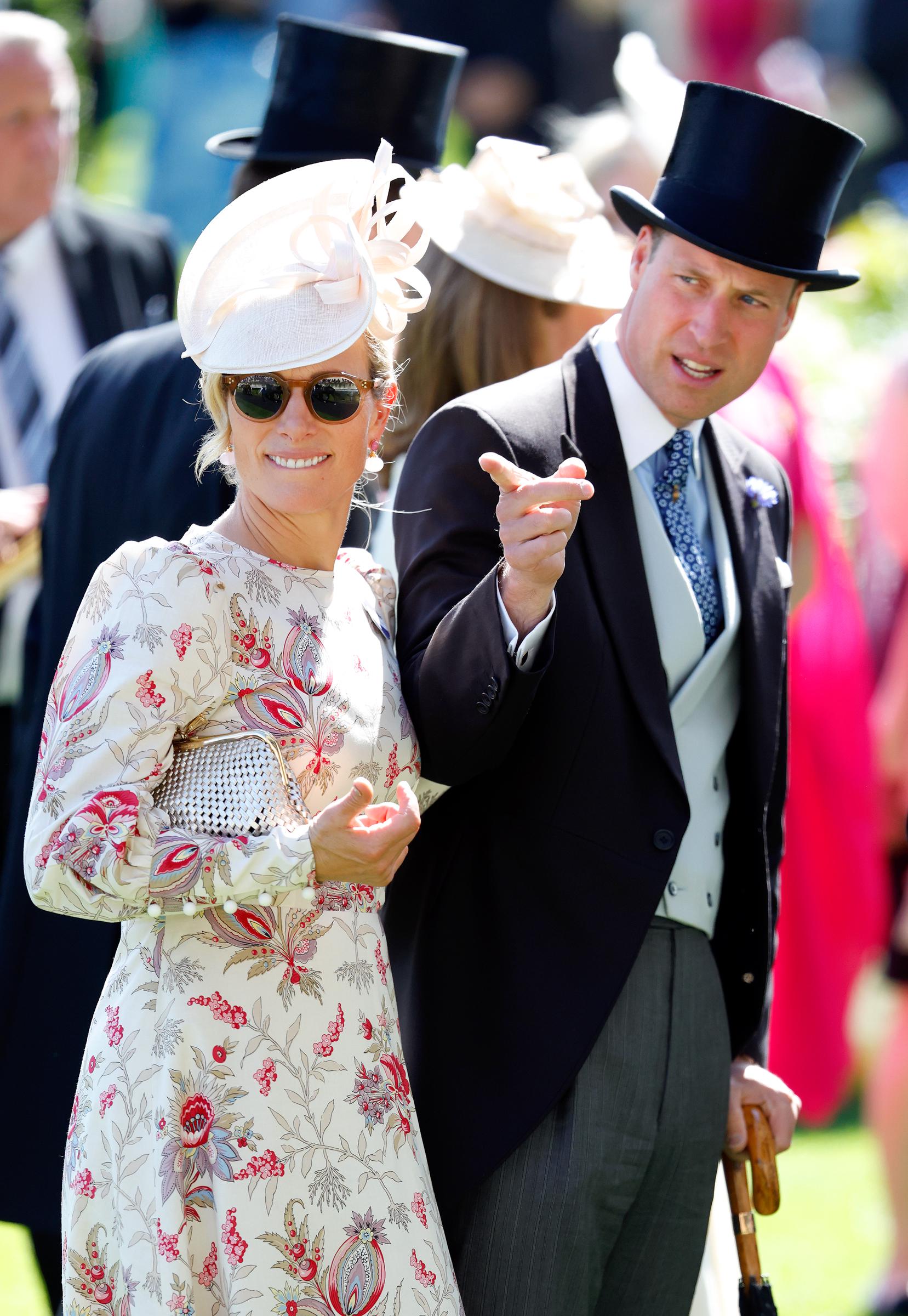 Zara Tindall and Prince William, Prince of Wales, attend day two of Royal Ascot 2024 at Ascot Racecourse on 19 June 2024 in Ascot, England. | Source: Getty Images
