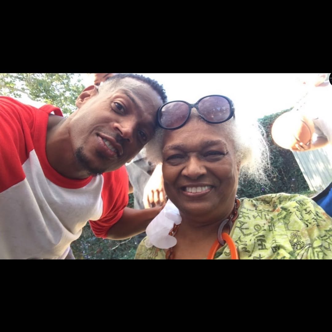 Marlon Wayans with his mother, Elvira, seen in a post dated July 23, 2020 | Source: Instagram/marlonwayans