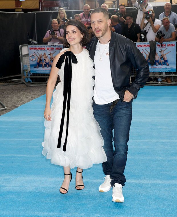 Tom Hardy and Charlotte Riley on July 4, 2018 in London, England | Source: Getty Images