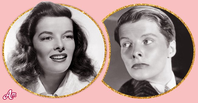Katharine Hepburn in "The Philadelphia Story," in 1940 and in "Sylvia Scarlett" in 1935. | Source: Getty Images