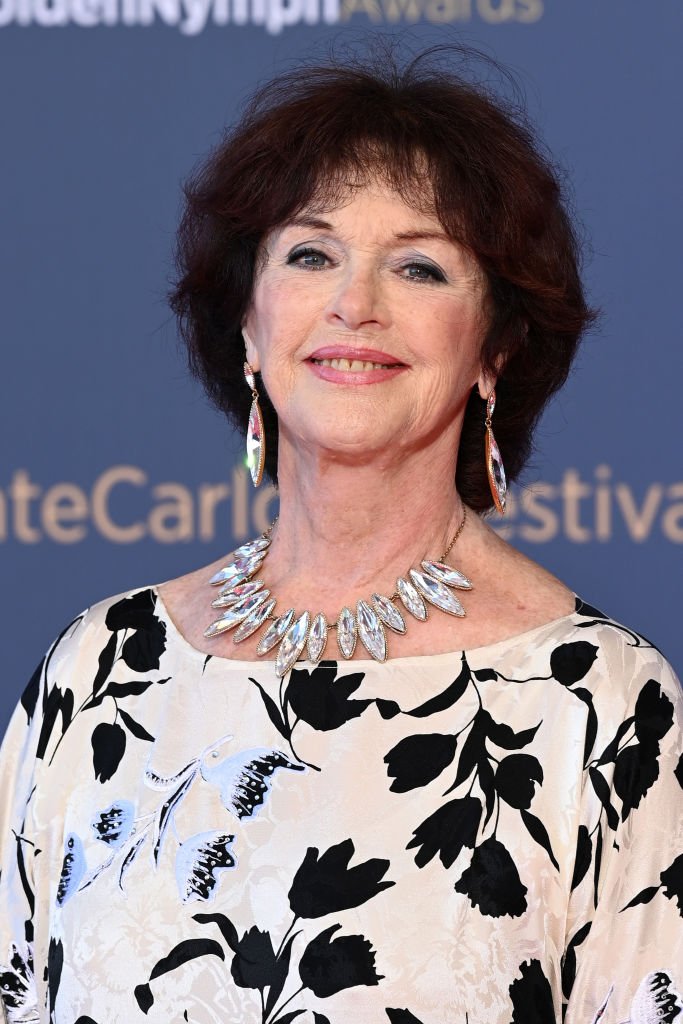 Anny Duperey arrive à la cérémonie de clôture du 60e Festival de télévision de Monte-Carlo le 22 juin 2021 à Monte-Carlo, Monaco. | Photo : Getty Images