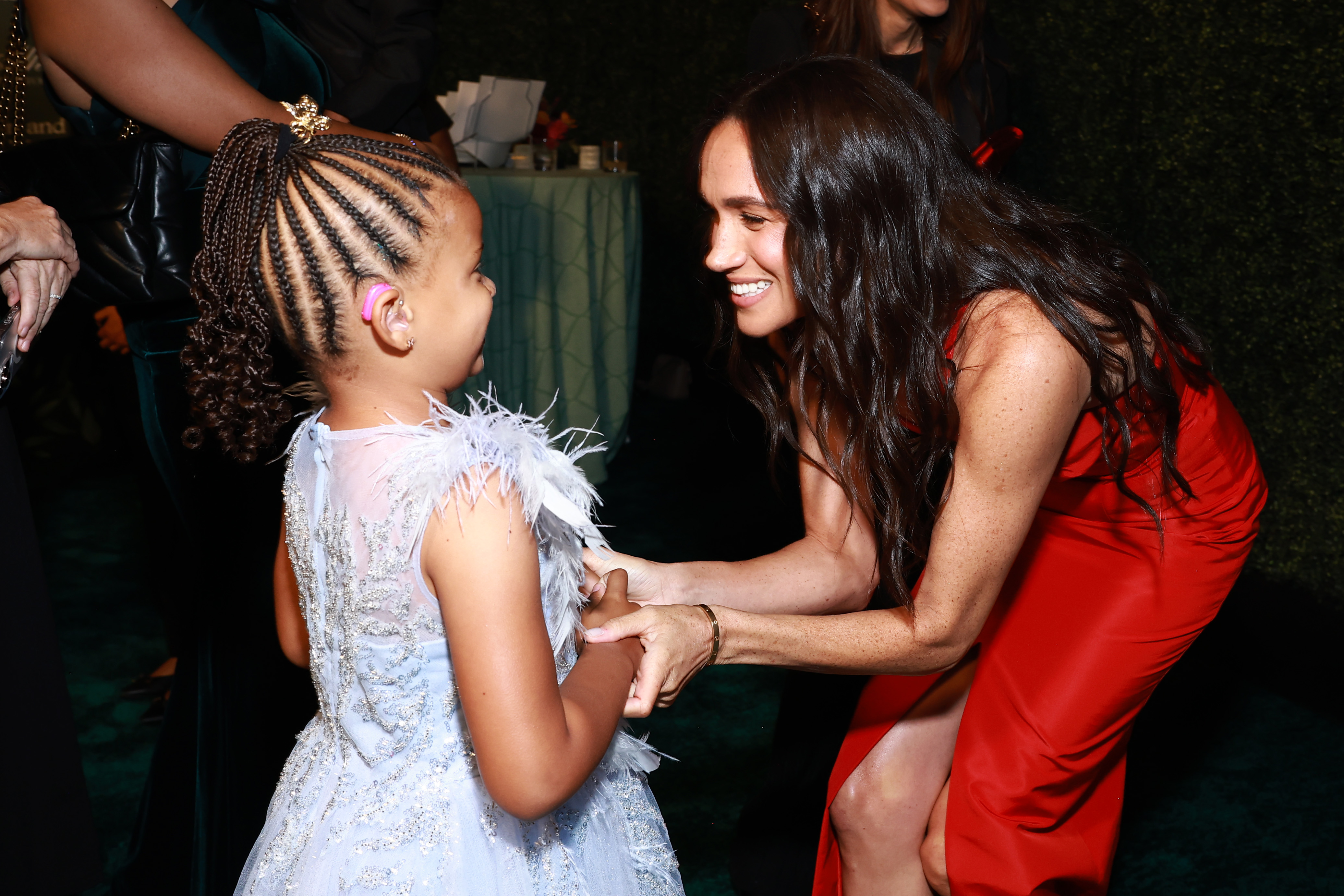 Ella Nelson and Meghan, Duchess of Sussex attend the Children's Hospital Los Angeles Gala 2024 in Los Angeles, California, on October 5, 2024. | Source: Getty Images