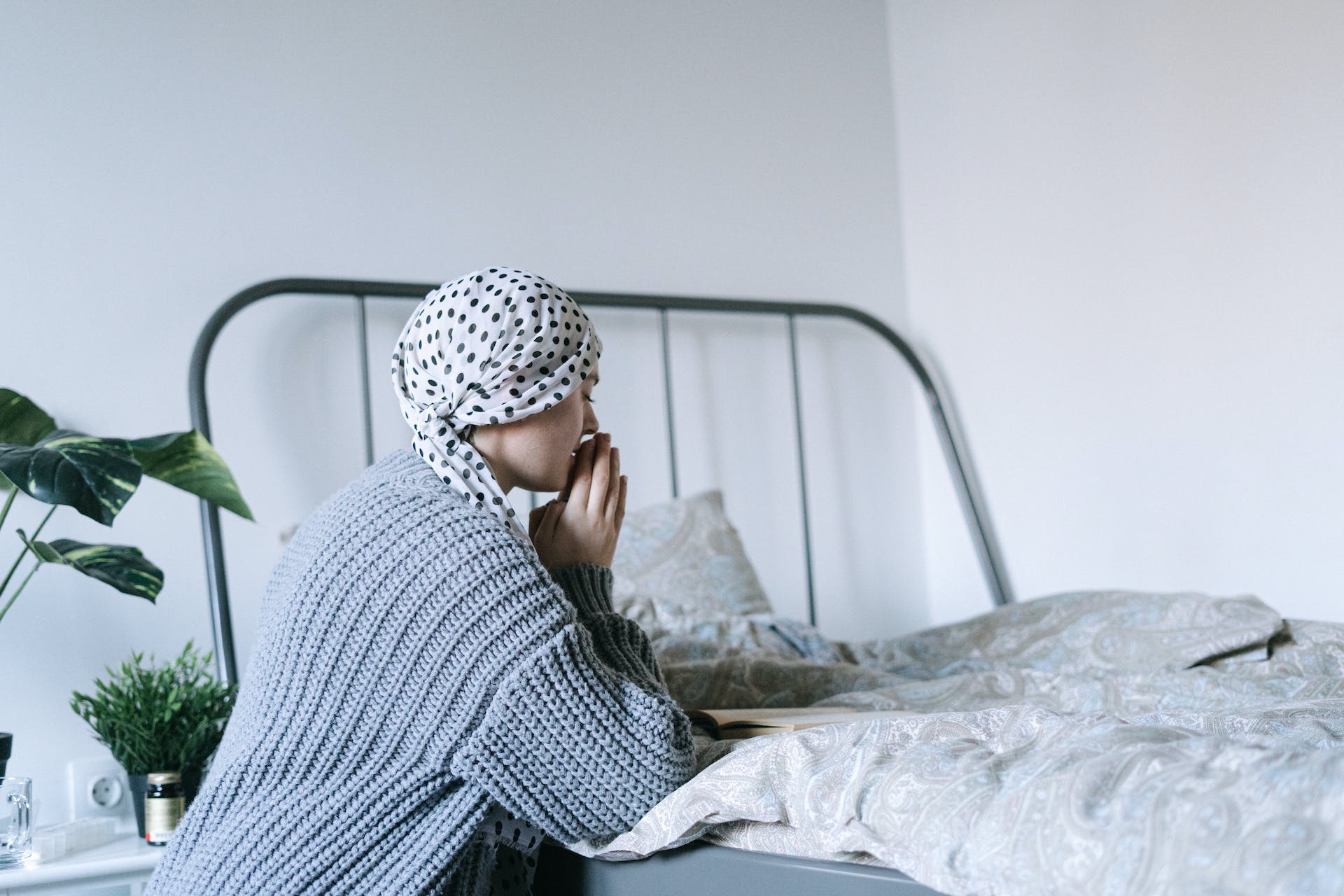 Patient atteint d'un cancer à la maison. | Source : Pexels