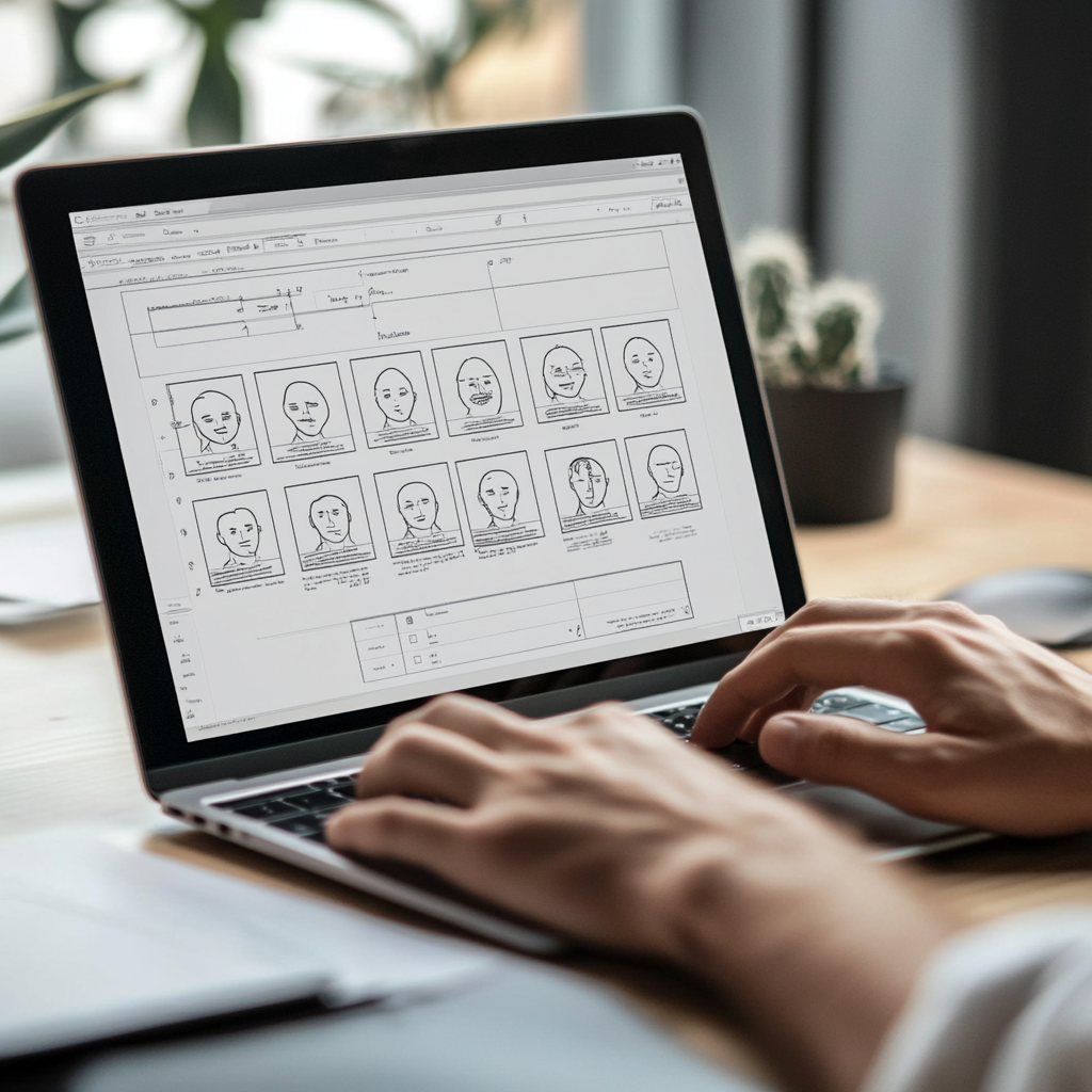 Laptop screen displaying personality test results | Source: Midjourney