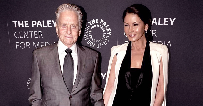 'Kominsky Method's Michael Douglas Poses with Catherine Zeta-Jones at ...