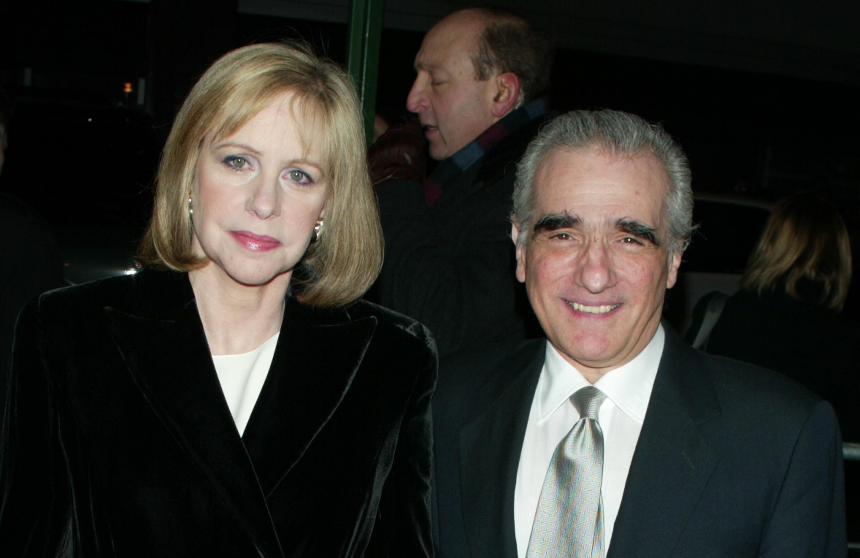 Martin Scorsese and Helen Morris at the premiere of "Gangs of New York" on December 9, 2002. | Source: Getty Images