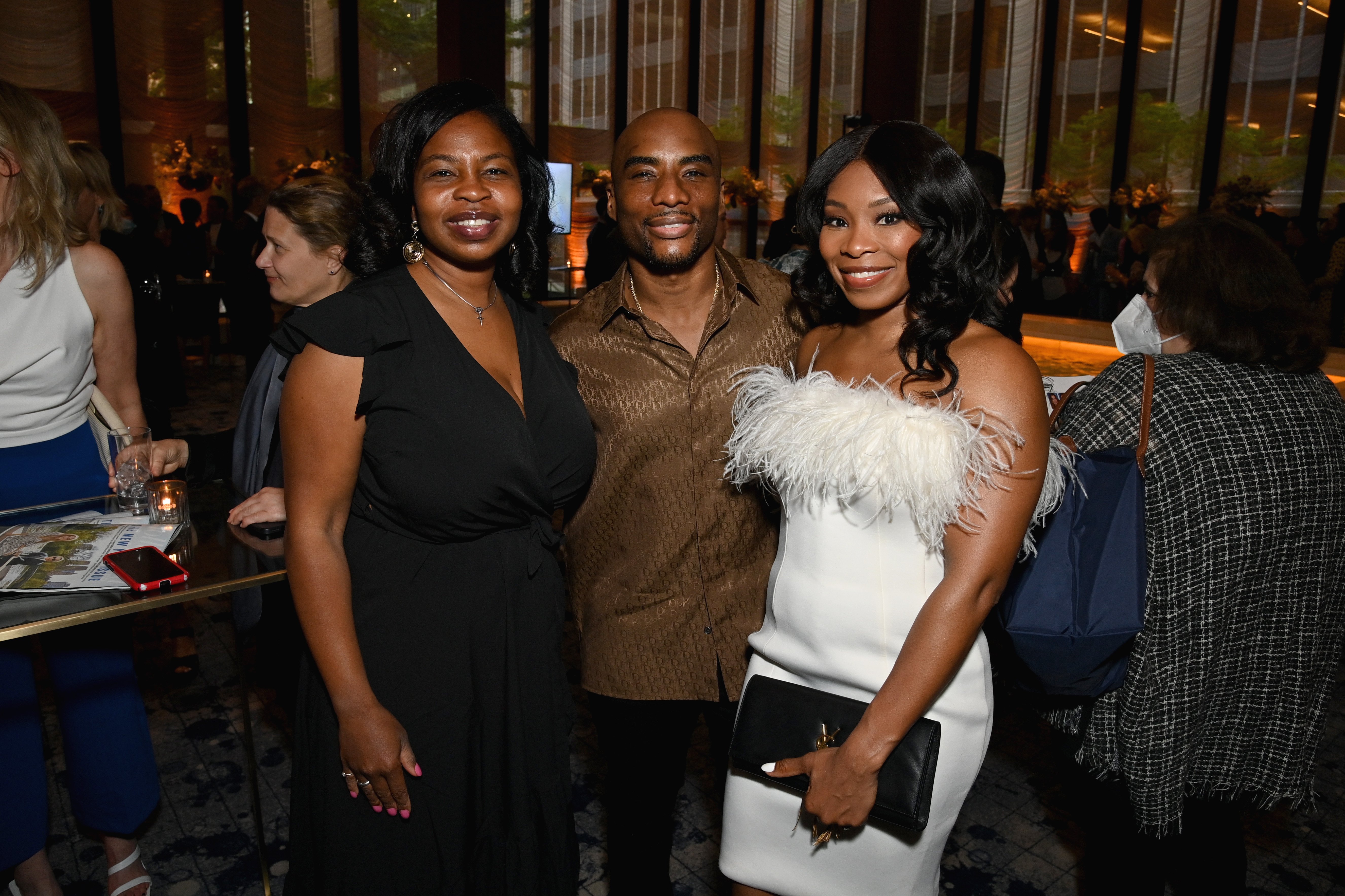 Nekesa Mumbi Moody, Charlamagne tha God, and Jessica Gadsden atThe Hollywood Reporter “Most Powerful People In Media” on May 17, 2022 in New York. |  Source: Getty Images