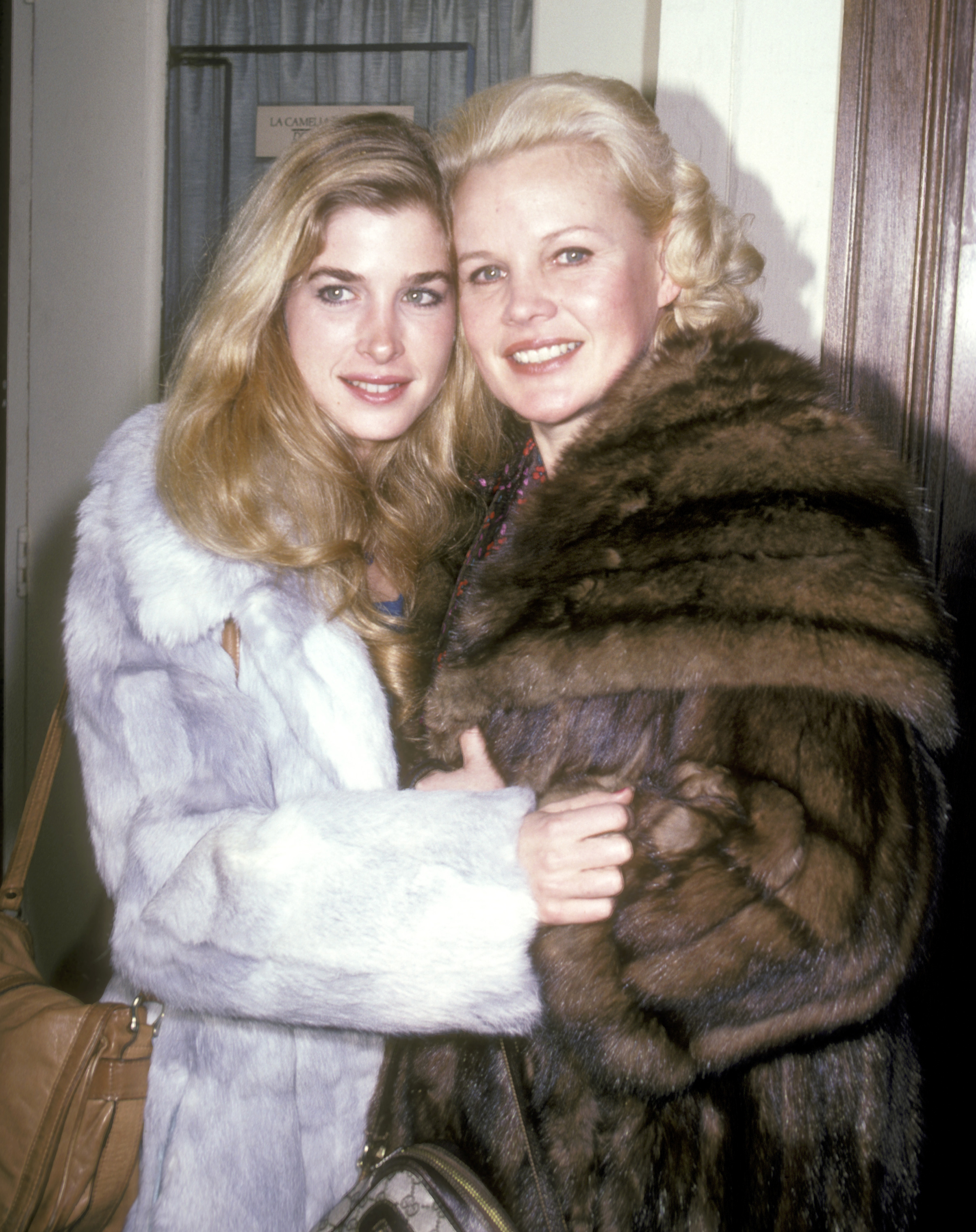 Carroll Baker and daughter attend the Party in Honor of Alfred De Liagre Jr. on November 23, 1981, in New York City. | Source: Getty Images