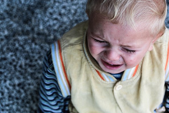 Un efant qui pleur.| Photo Getty Images.