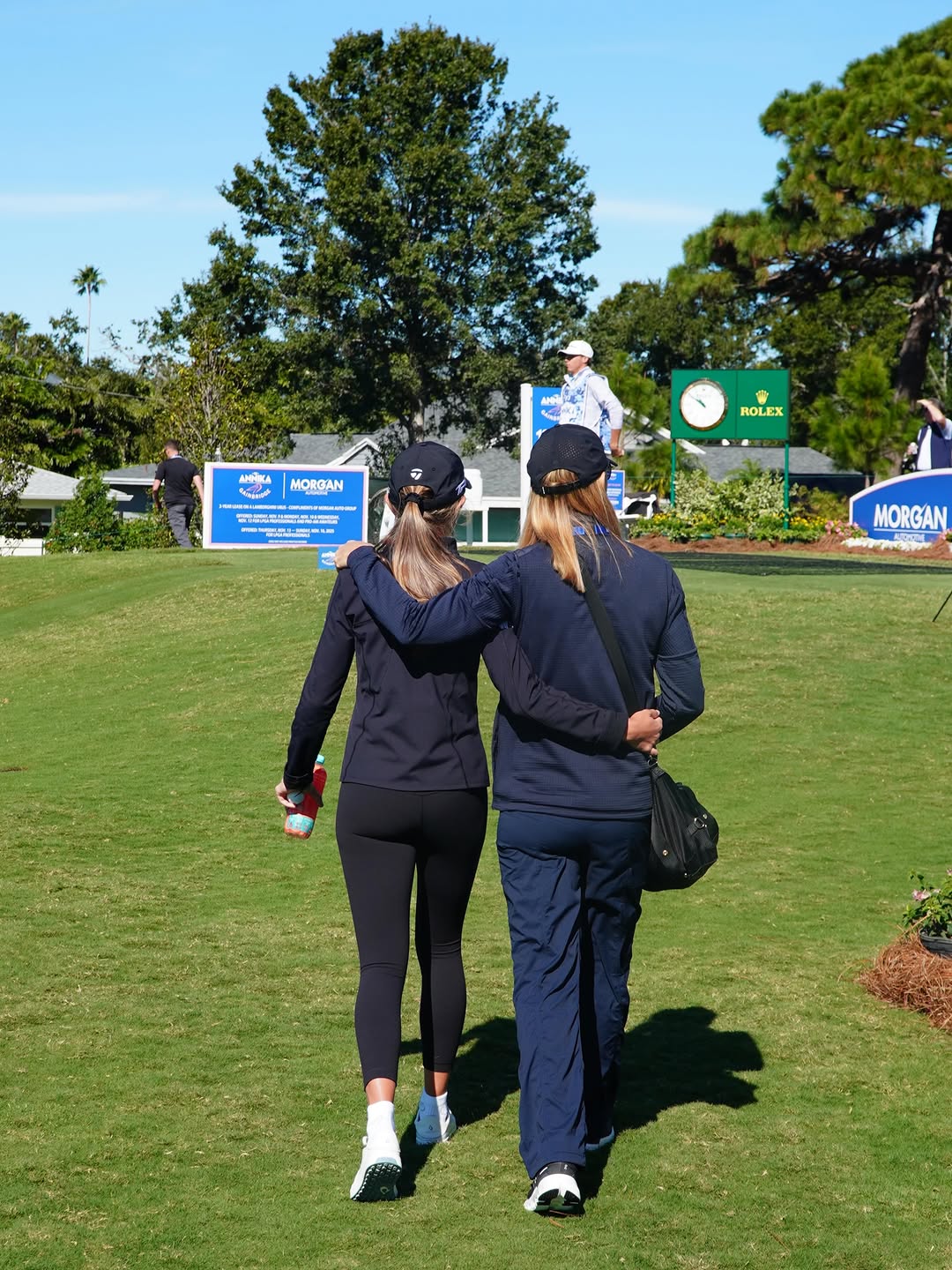 Vanessa and Kai Trump walking together on a golf course. | Source: Instagram/kaitrumpgolfer