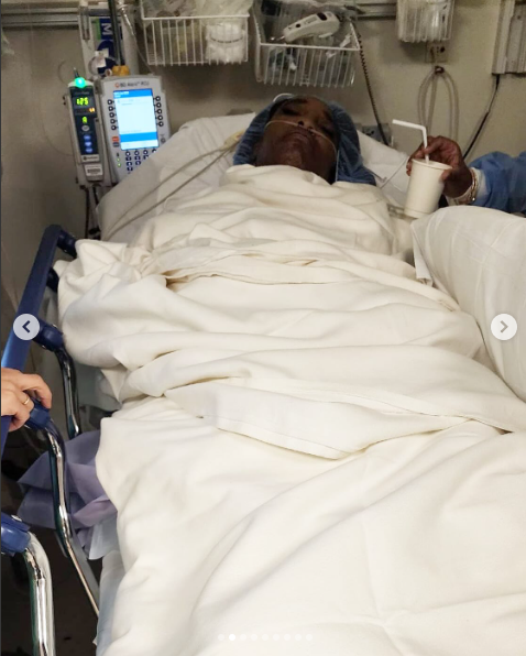 Venus Williams pictured at the hospital, dated August 2025 | Source: Instagram/venuswilliams