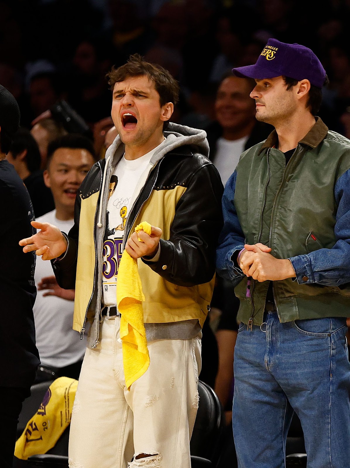 Ray Nicholson at game four of the Western Conference First Round Playoffs on April 24, 2023, in Los Angeles, California. | Source: Getty Images